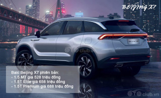 Baic Beijing X7 cạnh tranh Honda CR-V tại Việt Nam